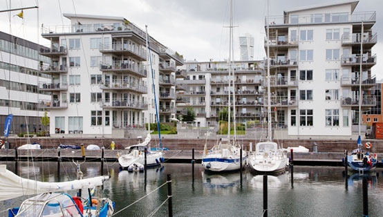 Småbåtshamn i city, foto: Bojana Lukac