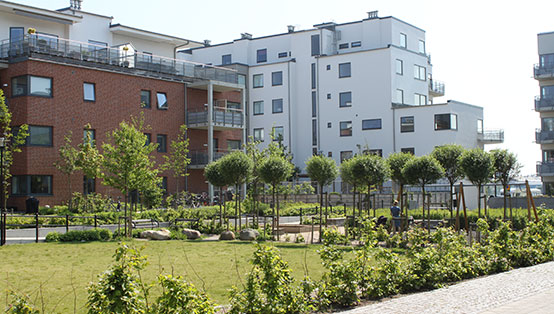 Öppna gröna platser i Flagghusen, foto Bojana Lukac