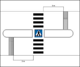 Farthinder i form av smågatstensramp.