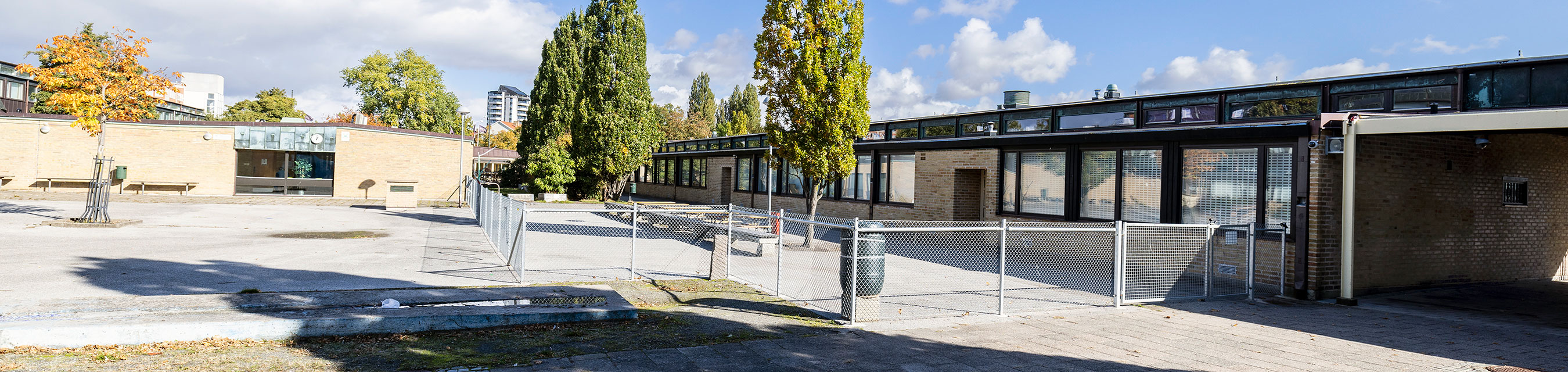 Estetens förskola är byggd i ett plan. 