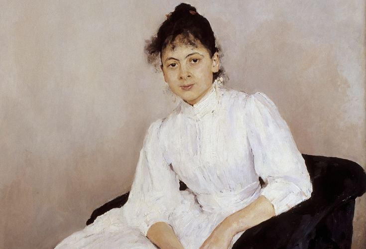 Bild av konstnären Valentin Alexandrovich Serov. Bilden föreställer ett porträtt av Maria Yakunchikova-Weber och är från 1888. Målningen ingår i konstmuseets ryska samling. 
