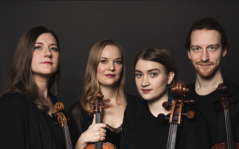 Musikerna i Cordata String Quartet.