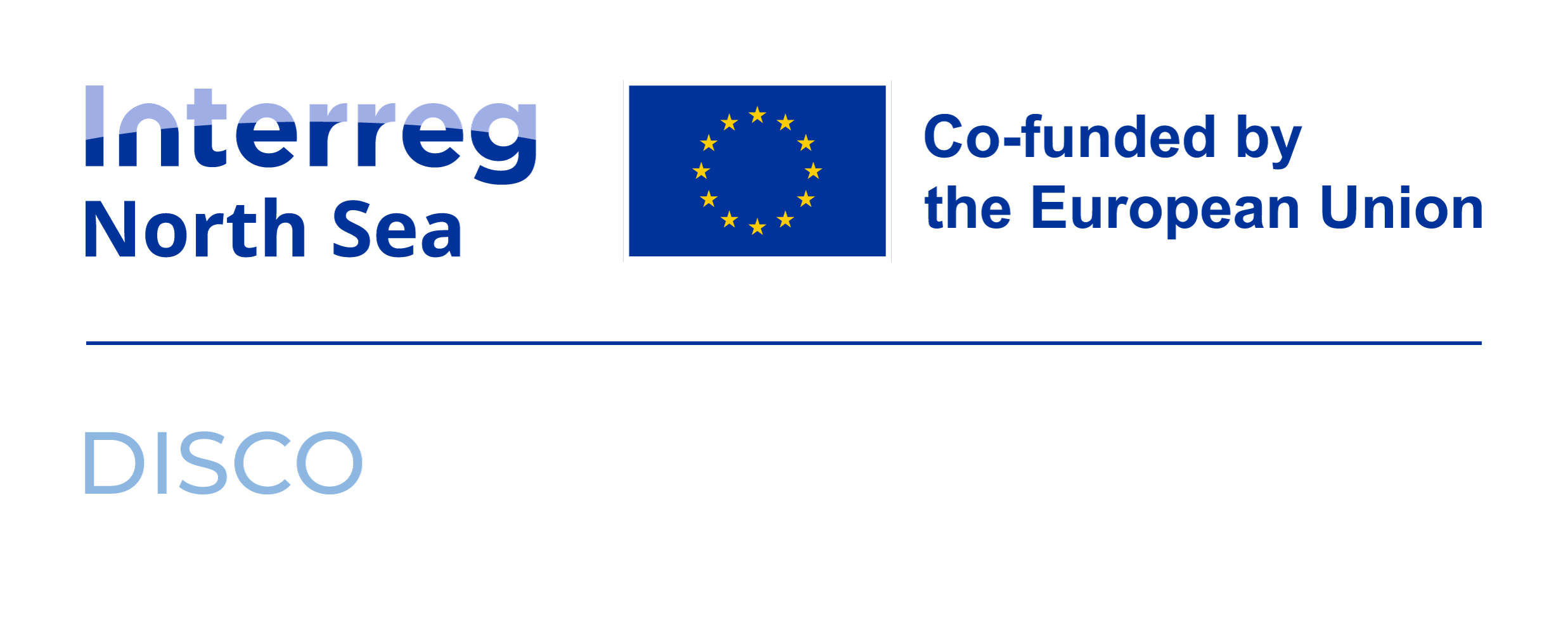 Projektet Disco medfinansieras av Interreg Noth Sea