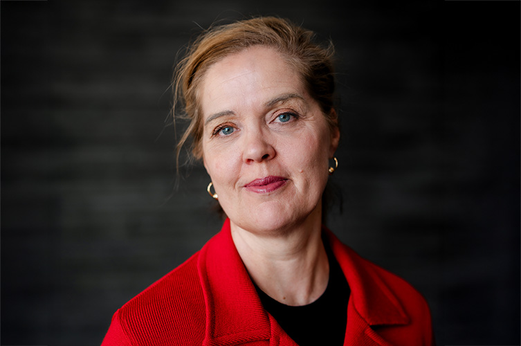 Porträtt på Karin Karlsson.