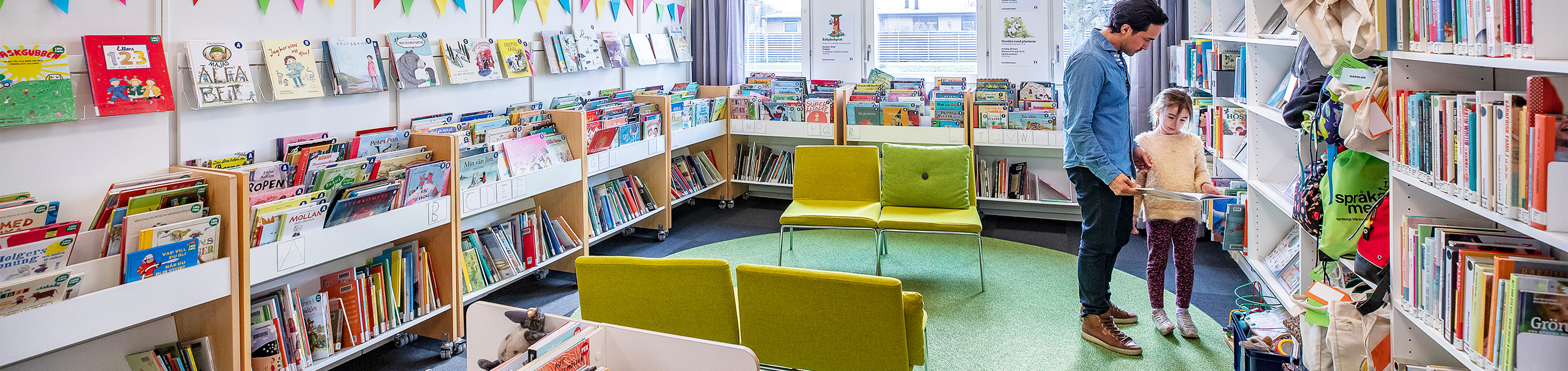 Alla Malmös bibliotek har en barnavdelning med många böcker och aktiviteter.