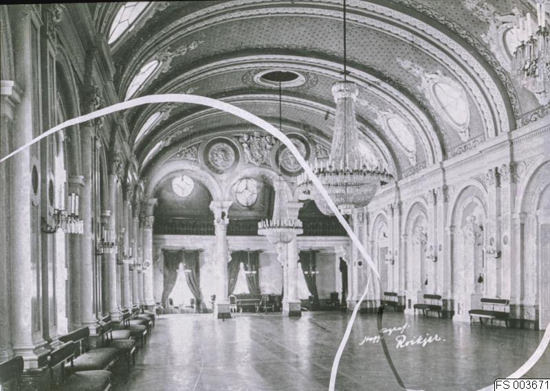 Knutssalen före 1902. Foto: Carl Wilhelm Roikjer / Malmö museum