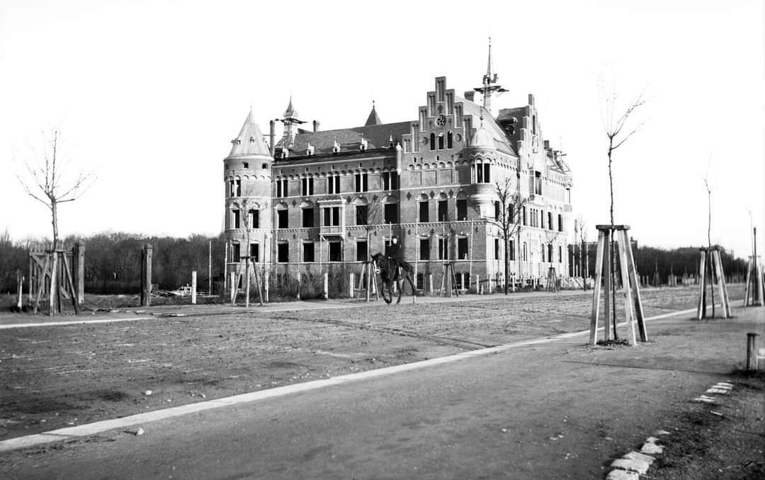 Bygget av Malmö museum 1901. Okänd fotograf / Malmö stadsarkiv