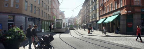 Visionsbild på Davidshallsgatan