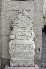 Milsten från 1676