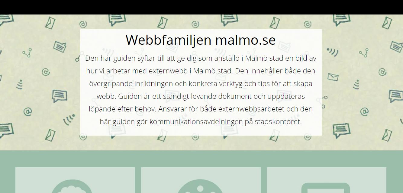 Exempel på hur modulen Fokus - Box kan se ut