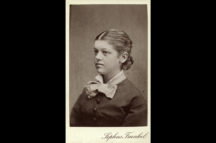 Äldre fotografi på Hilda Kockum.