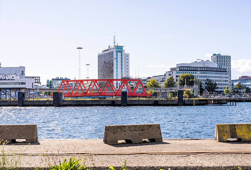 Utsikt över Malmös hamn.