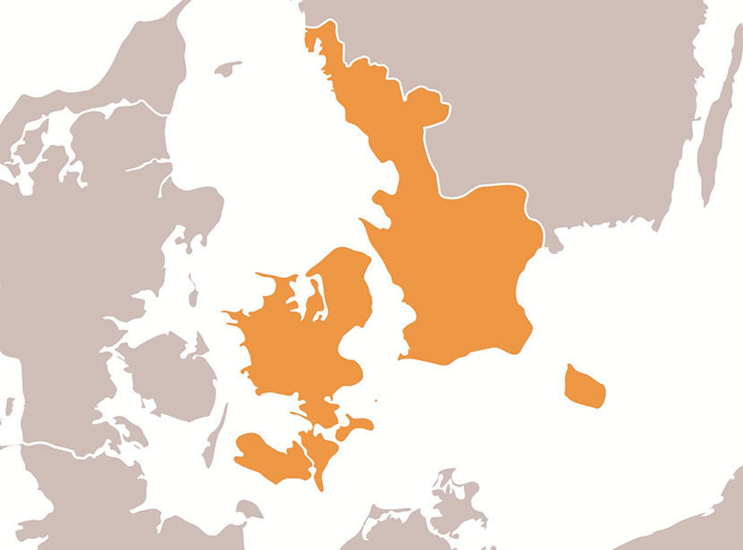 Karta över Greater Copenhagen