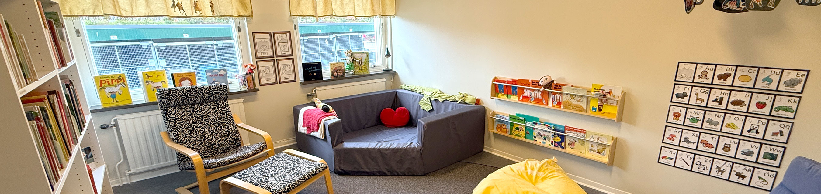 På Kompassens öppna förskolan är en mötesplats för både barn och föräldrar.