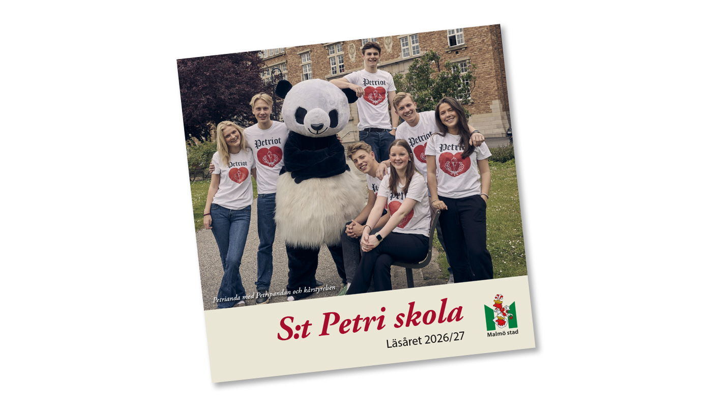 S:t Petri skolas broschyr läsåret 2026/27.