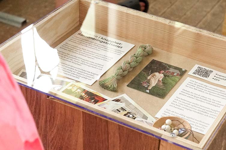 Utställningsmonter. 