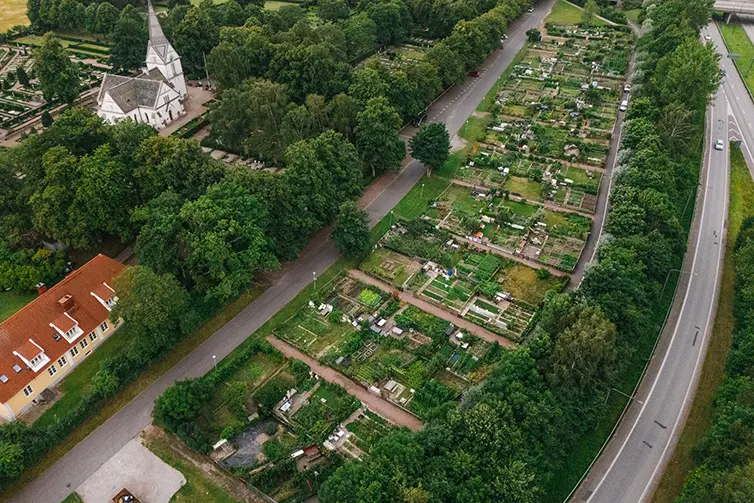 Fosie odlingsområde, översiktsbild. 