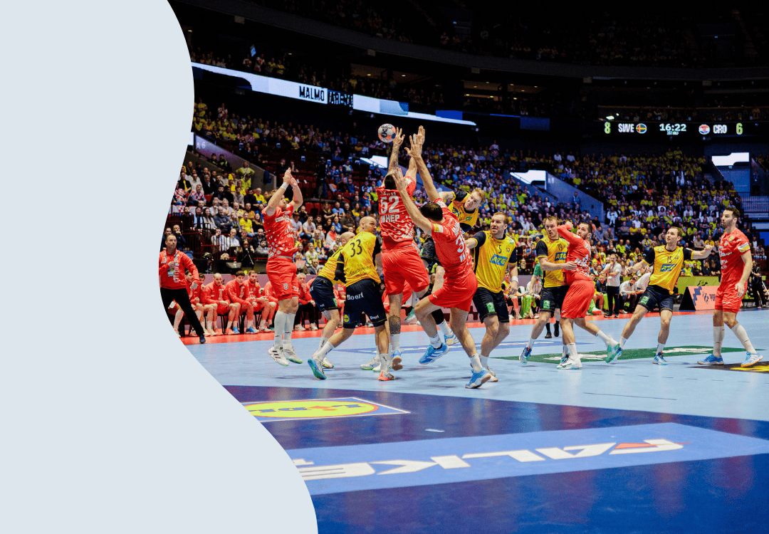 Svenska herrlandslaget möter Kroatien i handbolls-EM 2026.