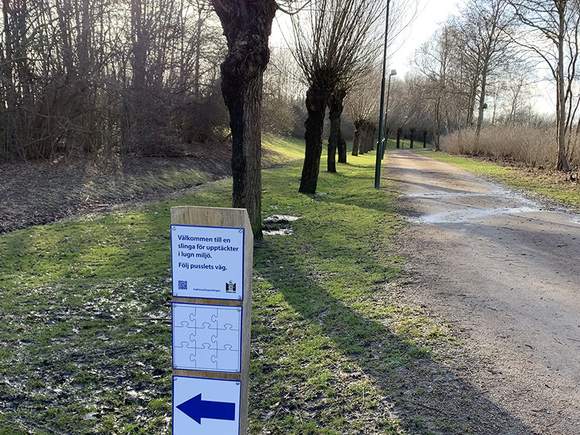 start skyltning