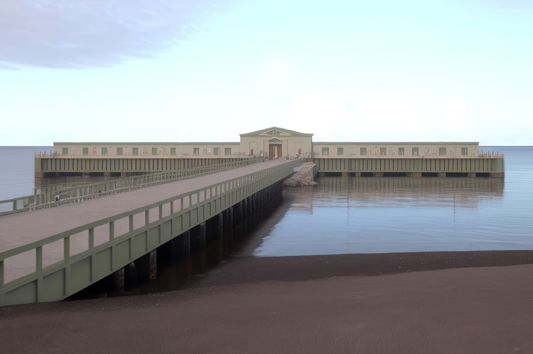 David Selanders bilder är manipulationer av fotografier. Han har till exempel tagit bort byggnadsdetaljer eller lagt till miljöer eller arkitektoniska detaljer. Man känner igen byggnaderna men ändå inte.