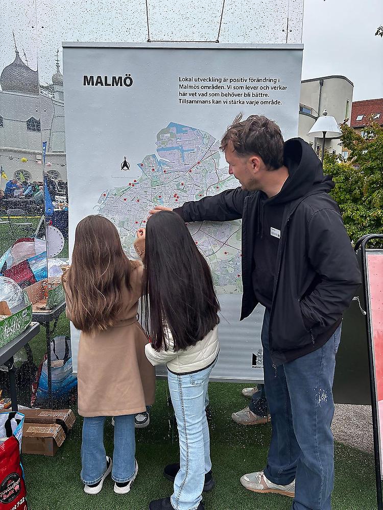 Lokal utveckling på plats i Folkets park under Föreningarnas dag 260613