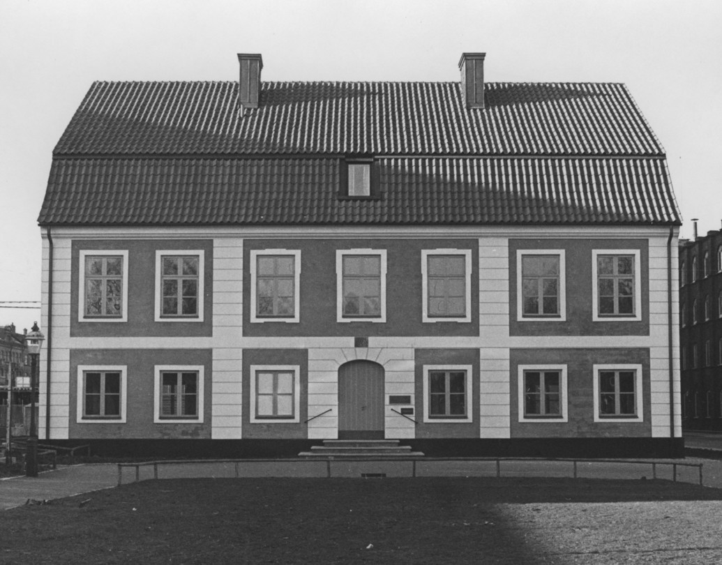 Svartvitt äldre fotografi föreställande Möllevångsgården