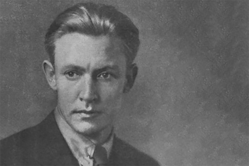 Äldre svartvitt och kornigt porträttfotografi