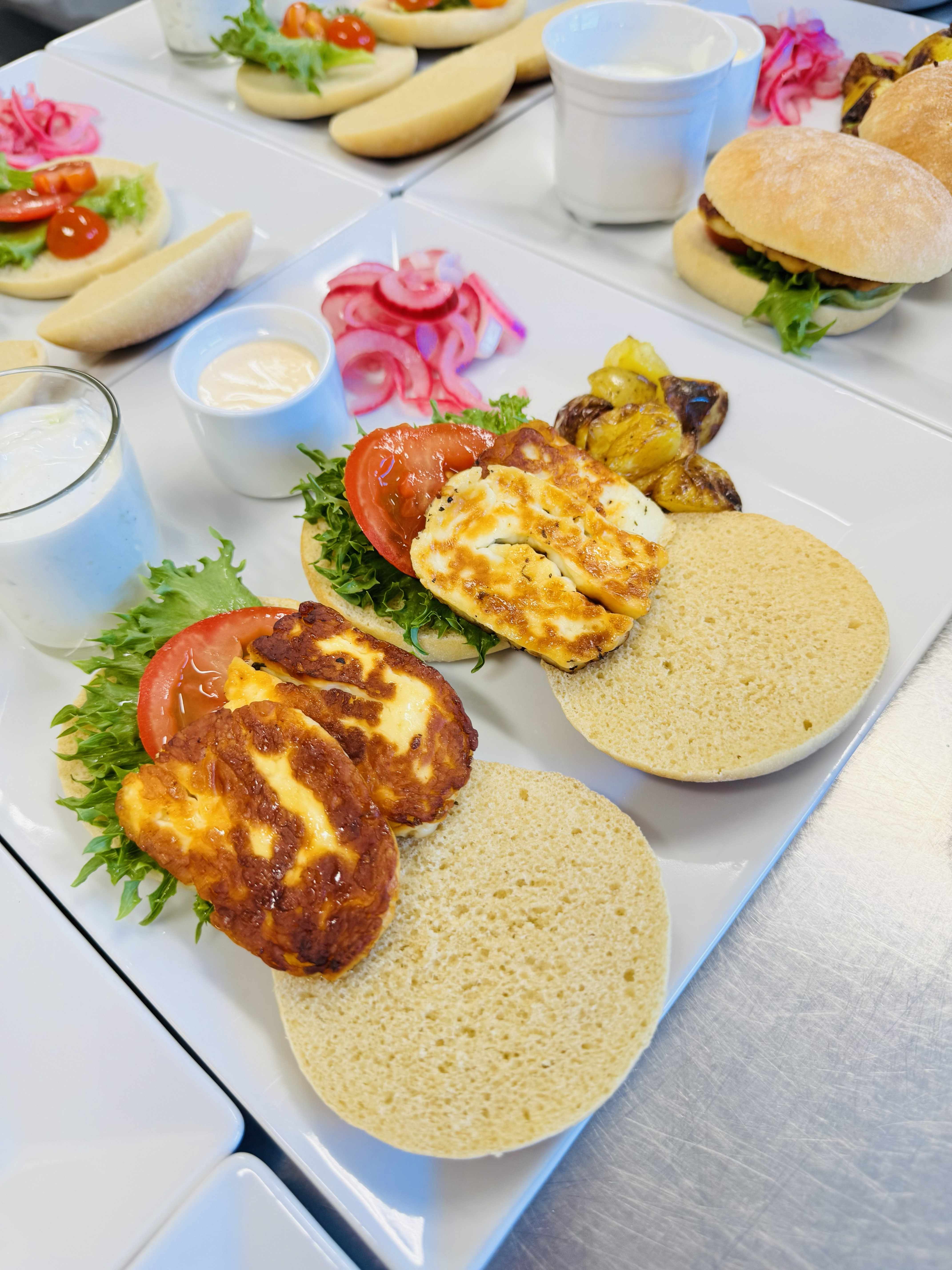 Halloumimackor gjorda i Handkrafts kök.