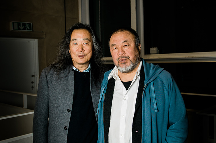 Yang Lian och Ai Weiwei