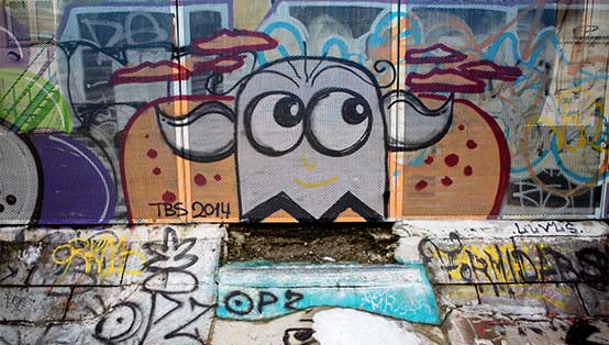 Graffiti i Sorgenfri, foto: Sanna Dolck