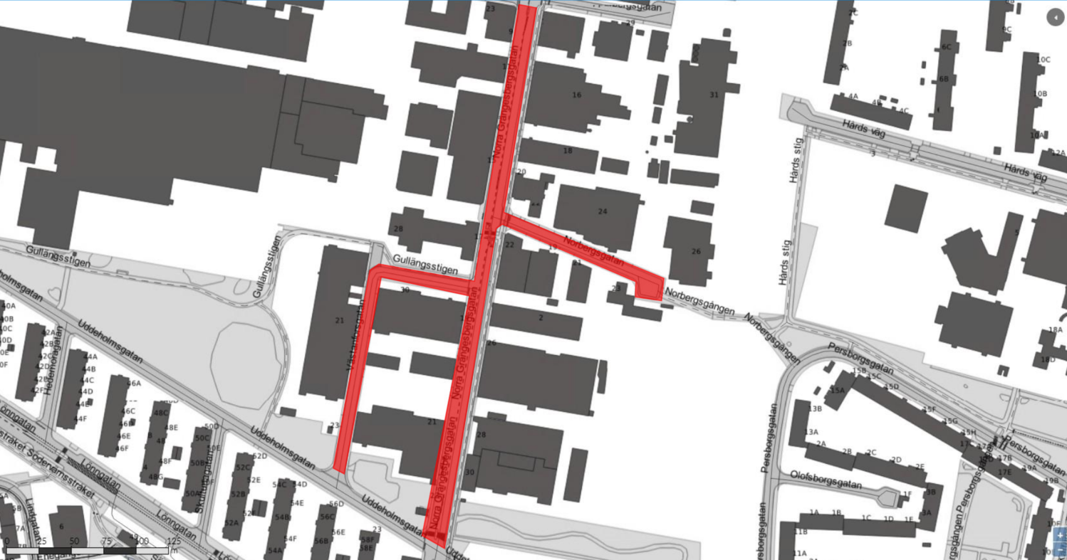 Stora delar av Norra Grängesbergsgatan avstängt för NGBG festival 2026.
