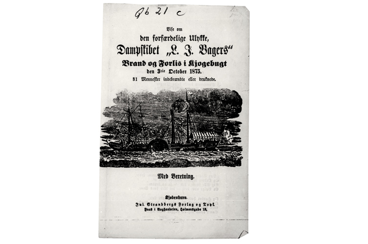 BIldspel med avfotograferat skilingtryck med sirliga bokstäver och små illustrationer. 