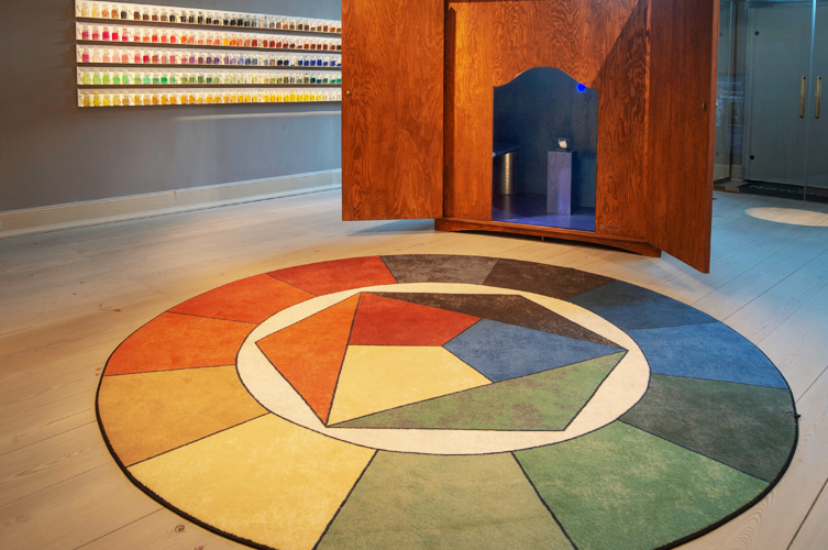 Bild från en miljö i utställningen