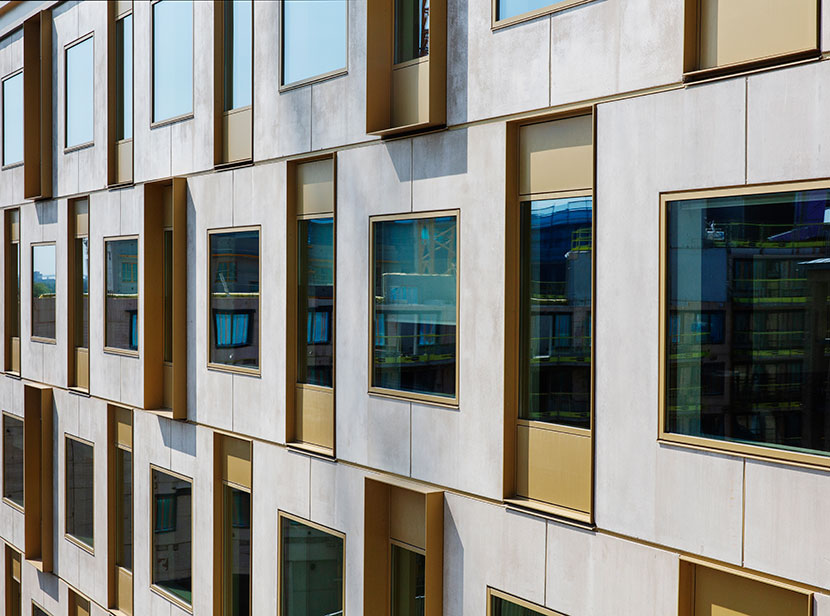 Fasadbild av kontorshuset Aura