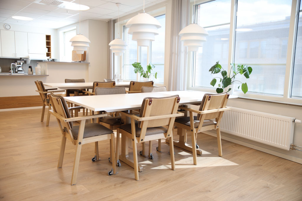 En behaglig miljö ger lugna matstunder.