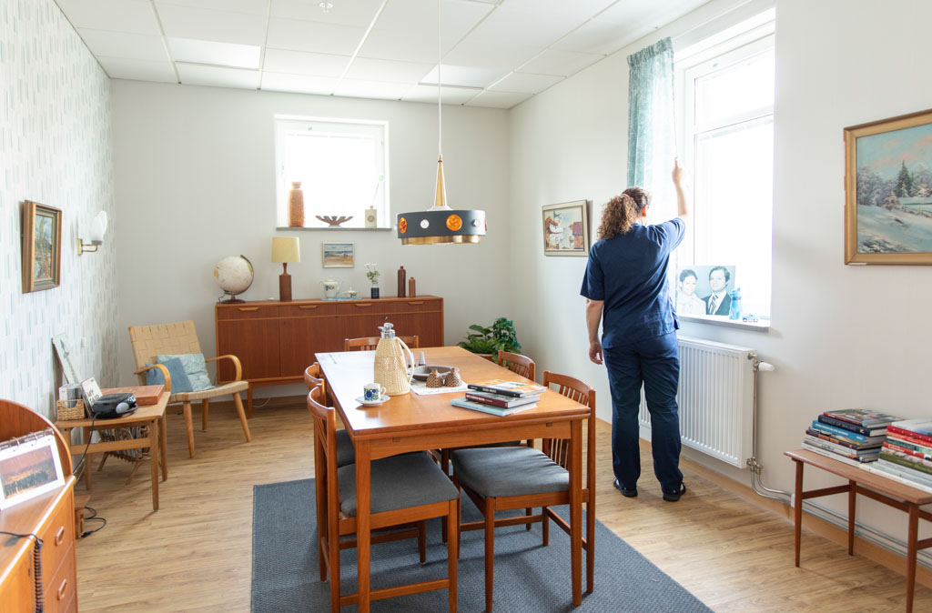 Nostalgirummet väcker fina minnen till liv från ungdomen och
barndomshemmet.