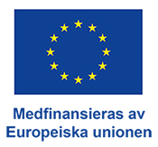 EU-logga med texten 'Medfinansieras av Europeiska unionen'