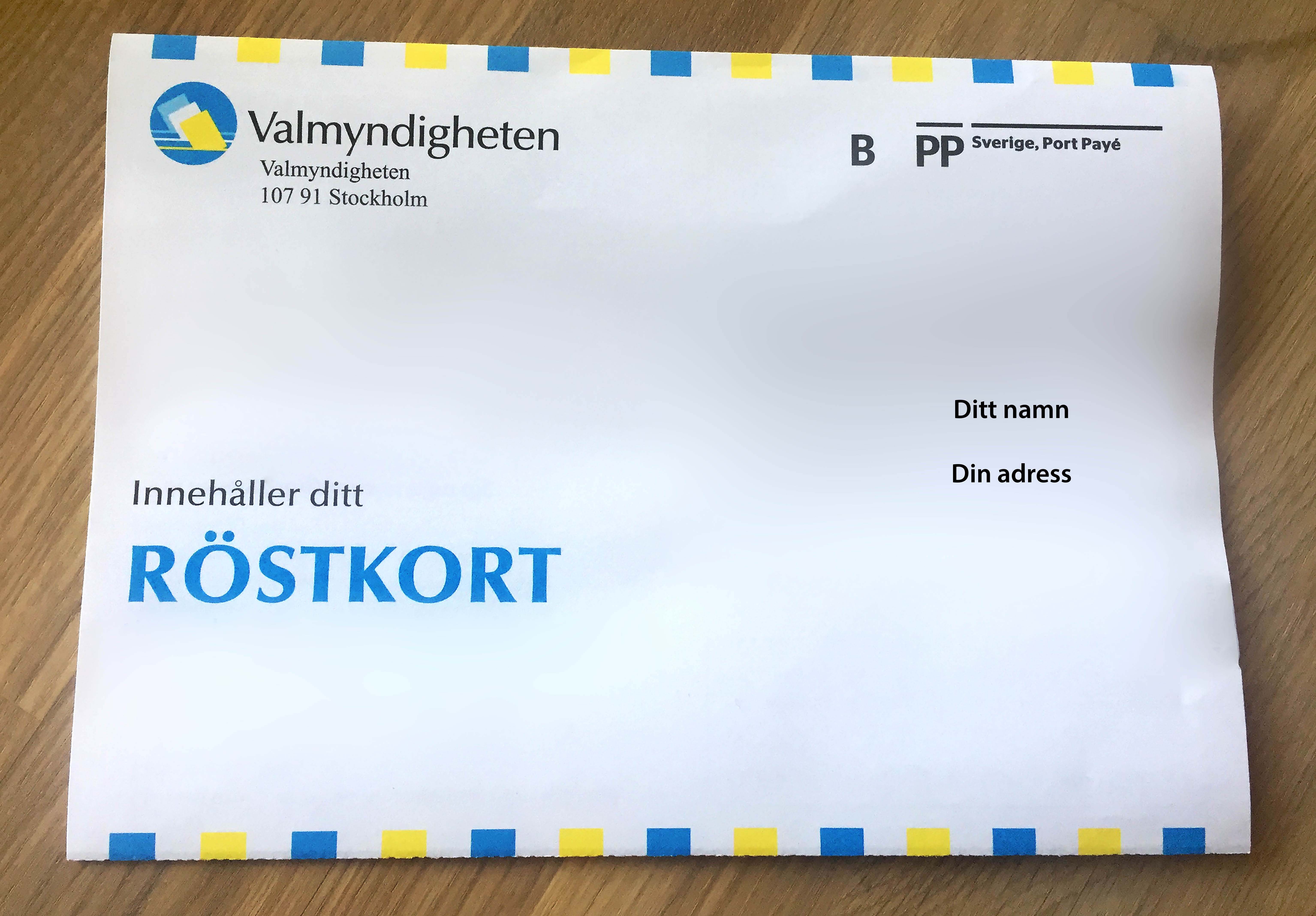 Röstkort. Foto: Malmö stad, funktionsstödsförvaltningen