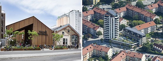 Stadsbyggnadspriset 2017 går till Malmö Saluhall och Greenhouse i Augustenborg får Malmös miljöbyggpris Gröna Lansen, foto: Bojana Lukac, Leif Gustavsson