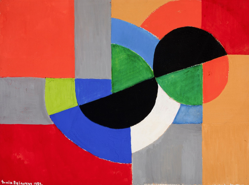 Bild på Sonia Delaunay-Terks verk Rythme couleur från 1952