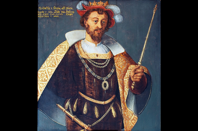 Christoffer III av Bayern. Pieter Hartman/avfotograferad av Jenny Thornell/Malmö museum.