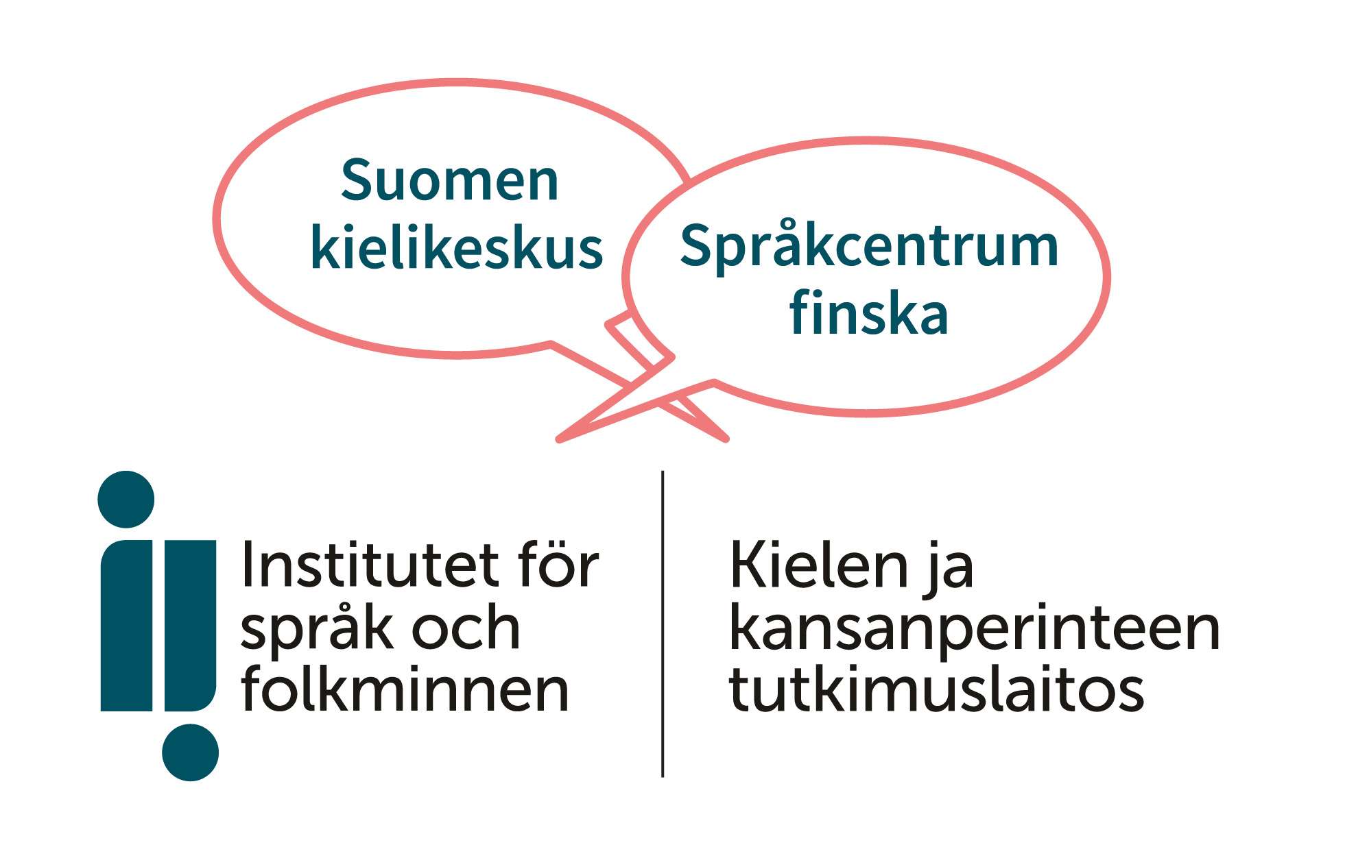 Logga ISOF institutet för språkminnen på finska och svenska 