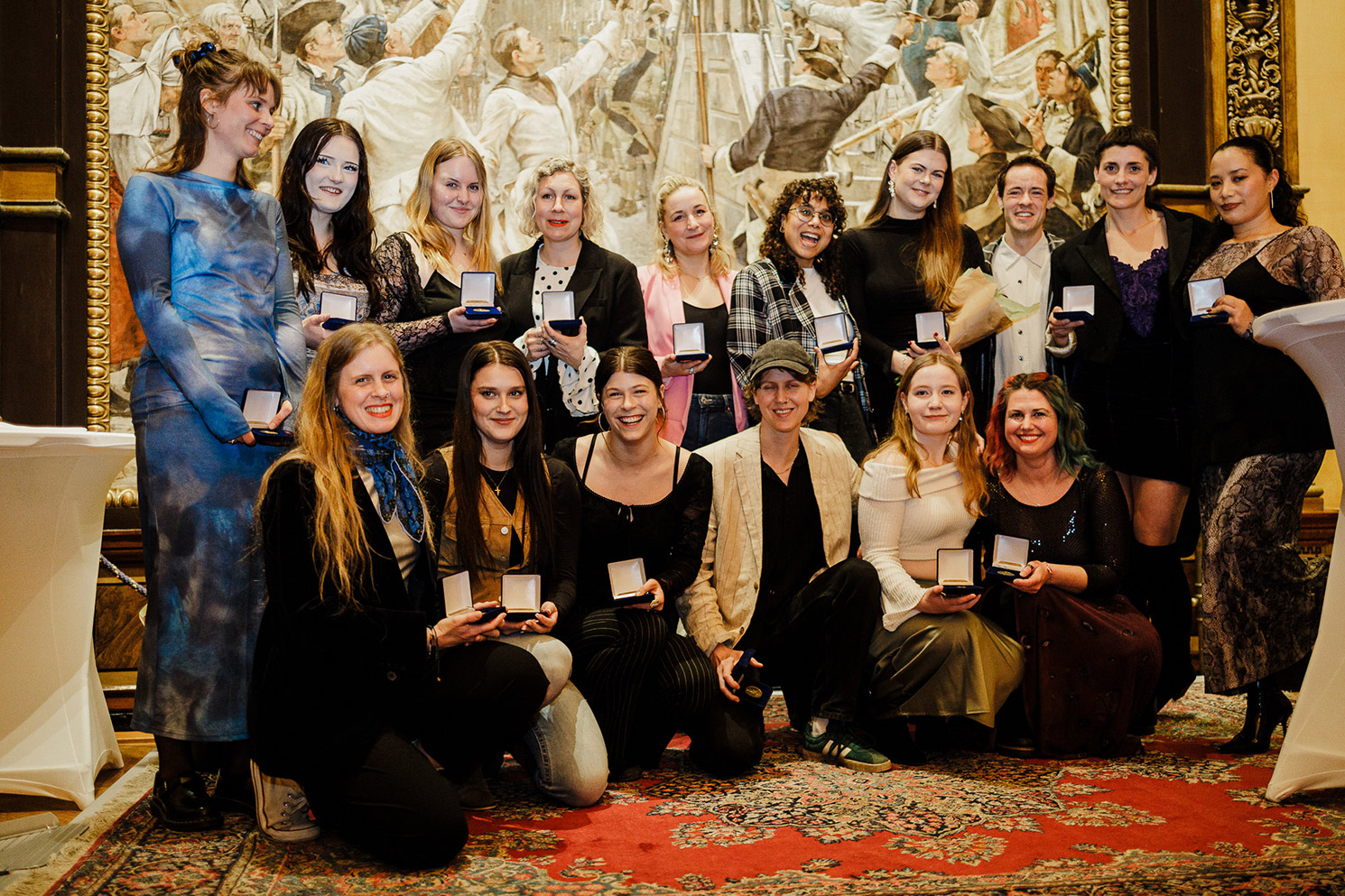 Mira Nordberg, Joni Ingvarson, Wilma Moilanen, Maja Nilsson, Edit Jonsson, Amélie Le Roy, Yasmina Bahjaoui , Sikkan Wik, Ina Nian, Ebba Metz, Fannie Vestermark, Karolina Lioliou, Henrietta Thernell, Mathilde Tos, Stephen Ramsey och Anker Virkelyst Väinö Thomsen.