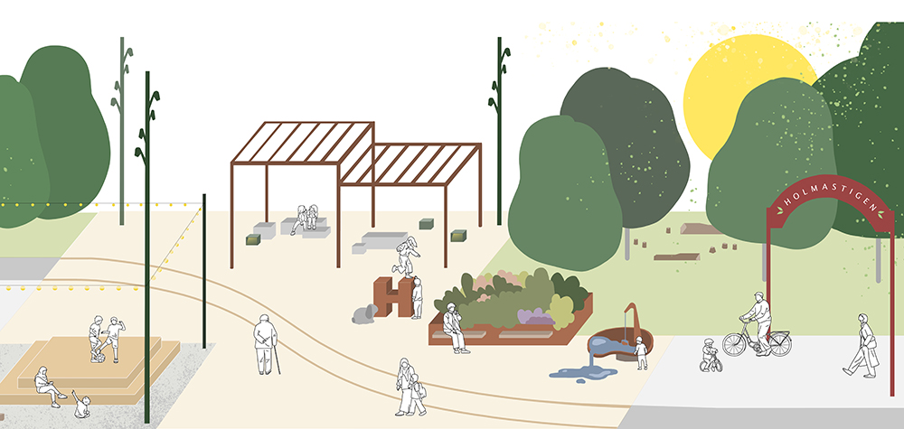 Illustration Holmastigen 