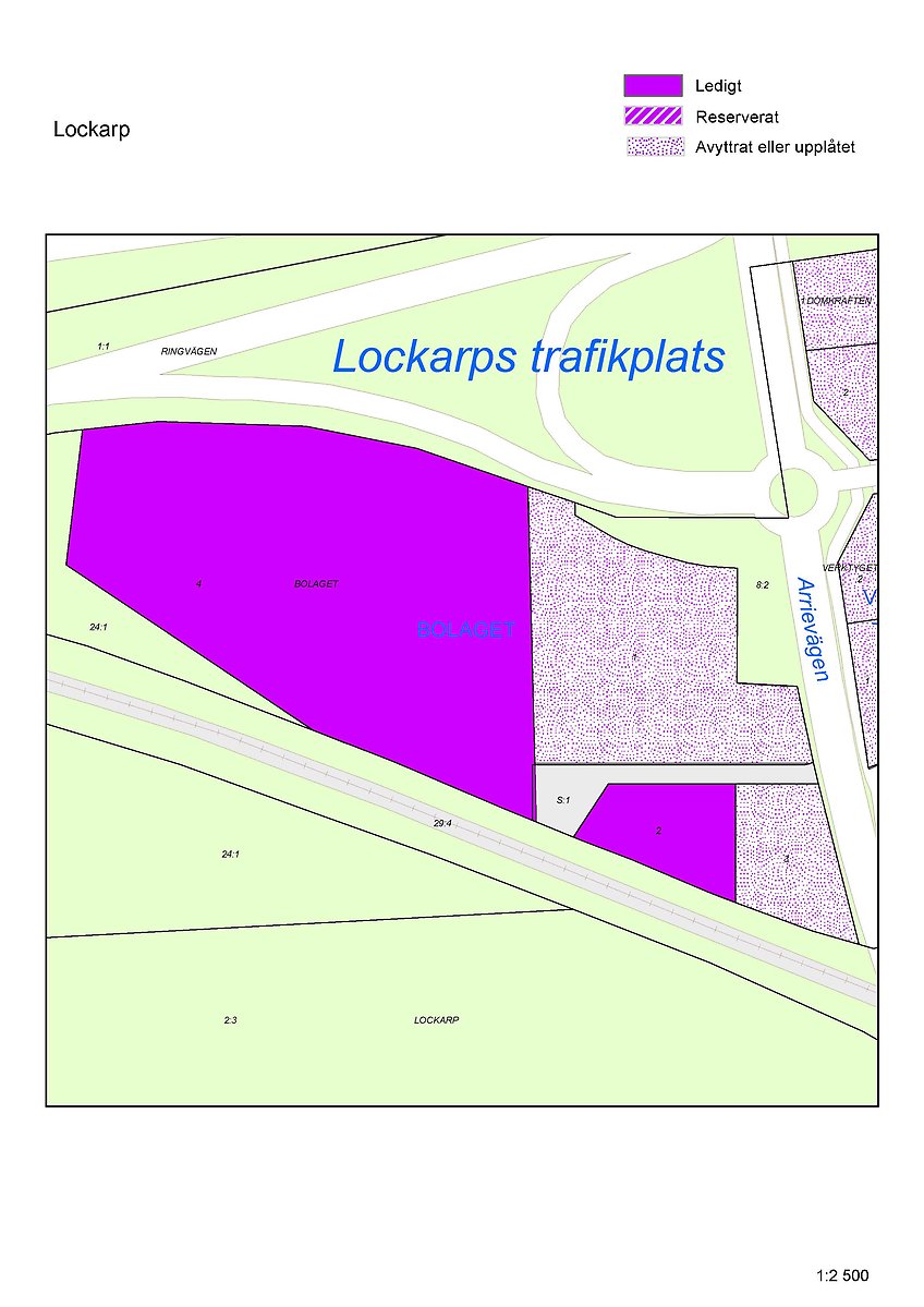Bild visar verksamhetsområdet Lockarp 8.