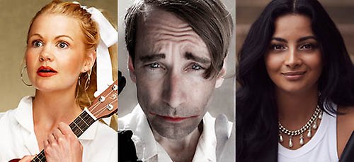 Kollage med porträtt på Elvira Gullberg, Thomas Öberg och Elaf Ali.