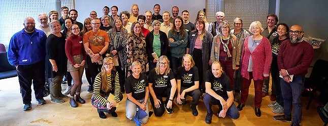 Engagemanget var stort när 40 Malmöbor samlades för att påverka Malmös klimatarbete. Foto: Martin Steffen