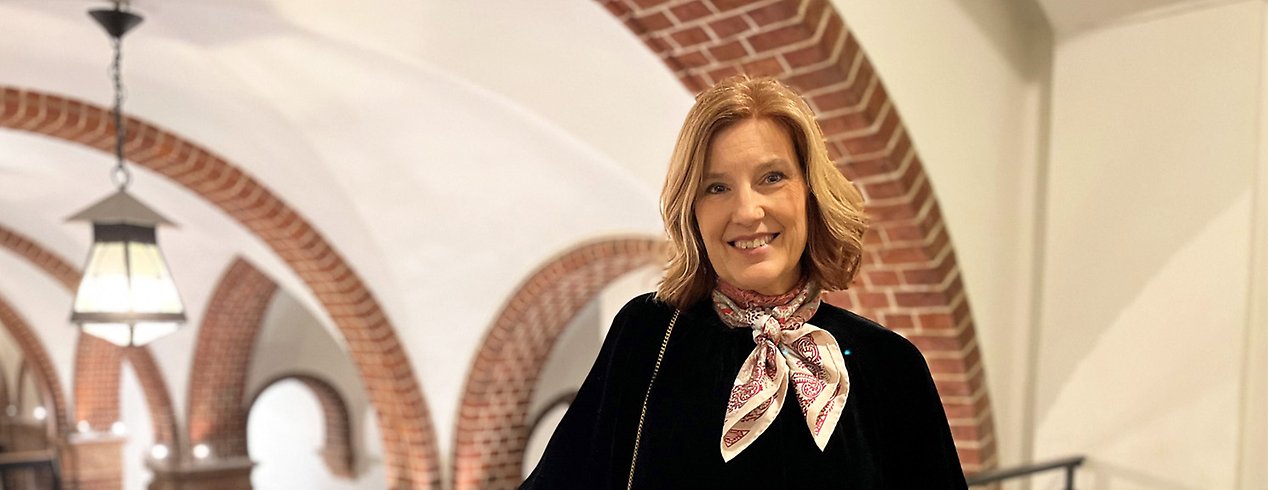 En spännande och rolig kväll. Det tyckte Louise Wedin som fick representera Malmö stad på franskt mingel i AF Borgen.