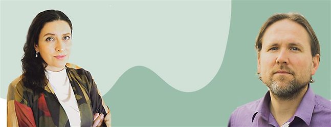 Sima Wolgast och Martin Wolgast. Bilden är ett montage.