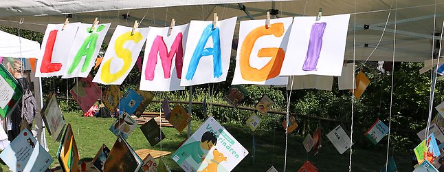 Böcker och bokstäver på Språkveckan i Folkets Park